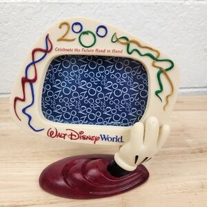 2000 Walt Disney World Picture Photo Frame Celebrate The Future Hand In Hand Y2K
